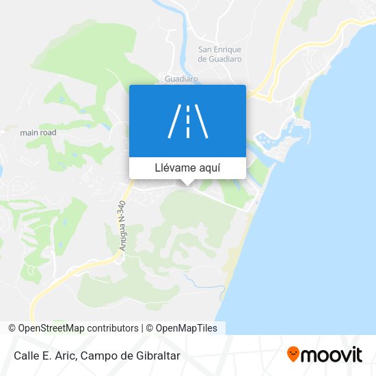 Mapa Calle E. Aric