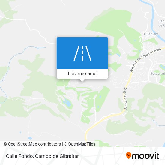 Mapa Calle Fondo