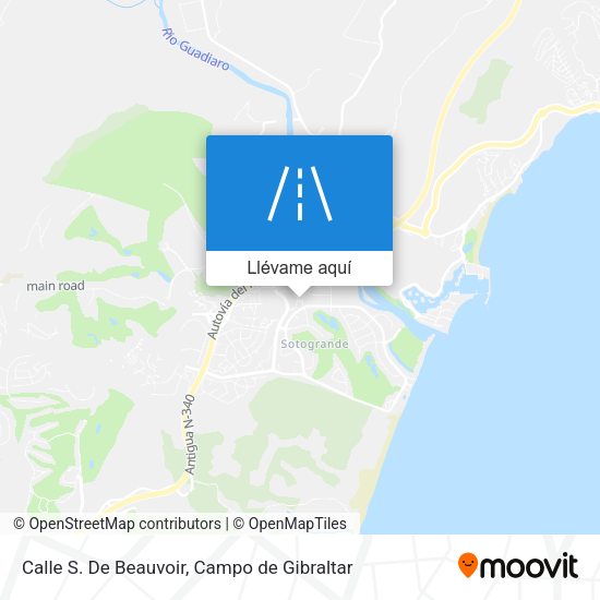 Mapa Calle S. De Beauvoir
