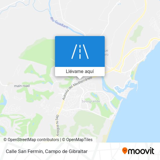 Mapa Calle San Fermín