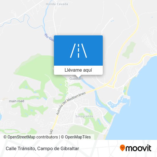 Mapa Calle Tránsito