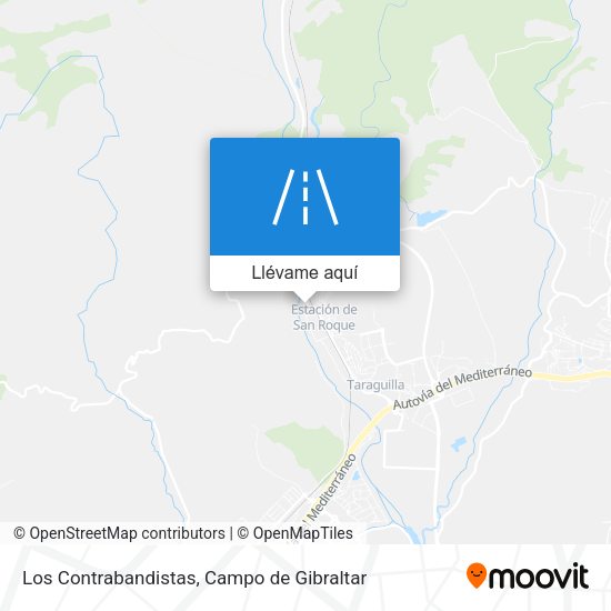 Mapa Los Contrabandistas