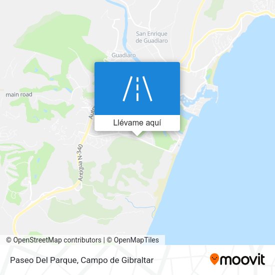Mapa Paseo Del Parque