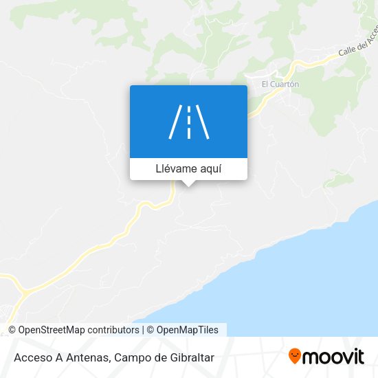 Mapa Acceso A Antenas