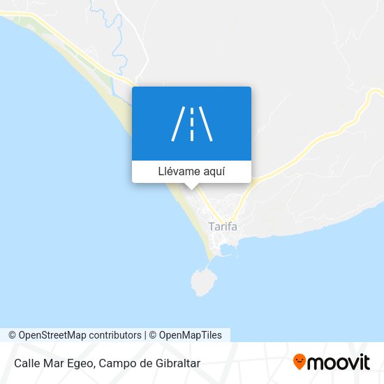 Mapa Calle Mar Egeo