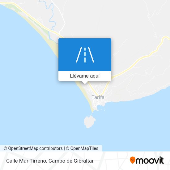 Mapa Calle Mar Tirreno