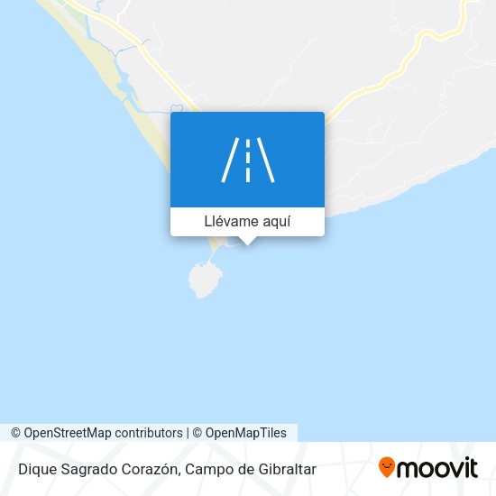 Mapa Dique Sagrado Corazón