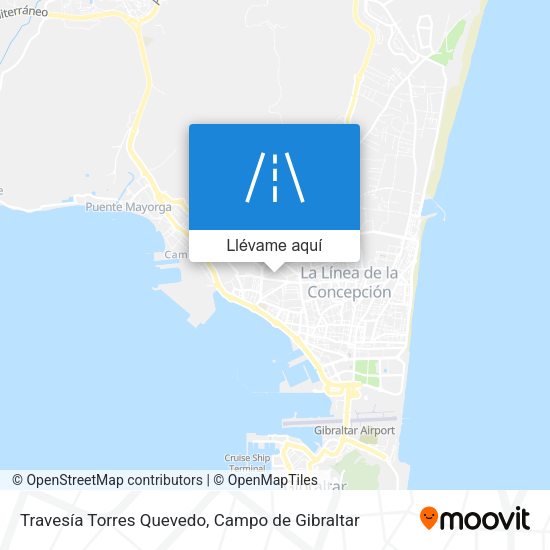 Mapa Travesía Torres Quevedo