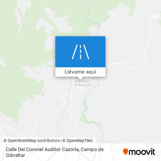 Mapa Calle Del Coronel Auditor Cazorla