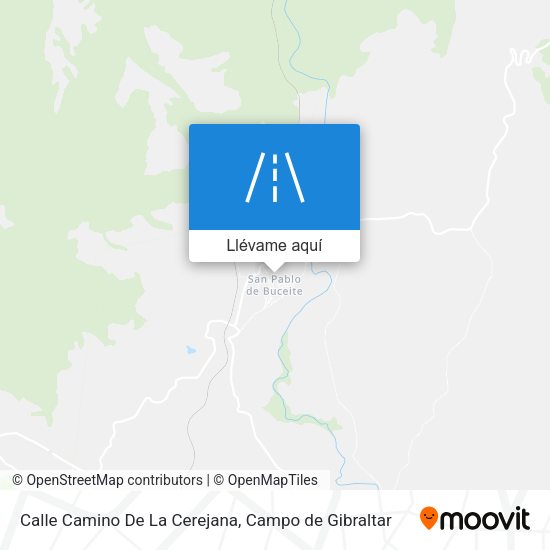 Mapa Calle Camino De La Cerejana