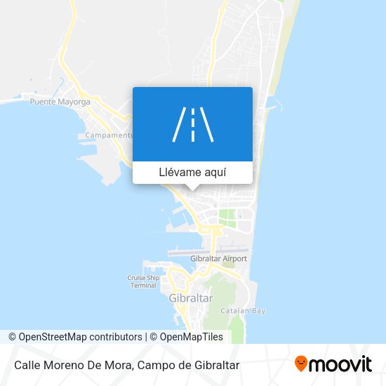 Mapa Calle Moreno De Mora
