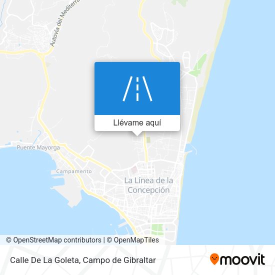 Mapa Calle De La Goleta