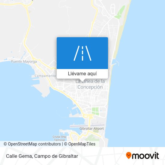 Mapa Calle Gema