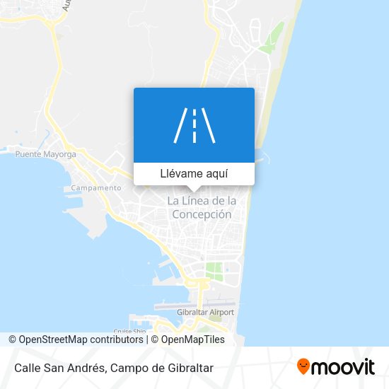 Mapa Calle San Andrés