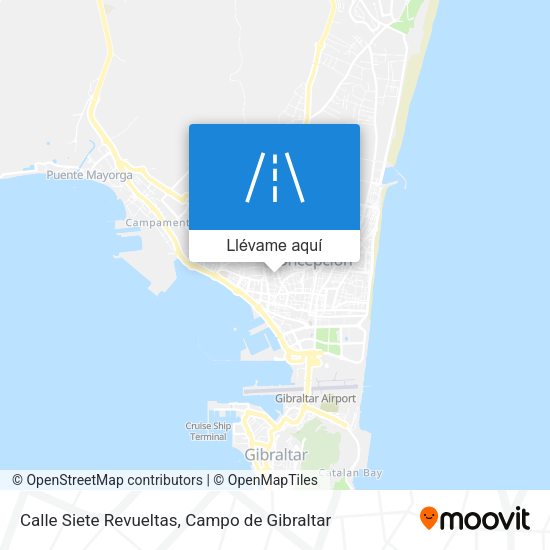 Mapa Calle Siete Revueltas