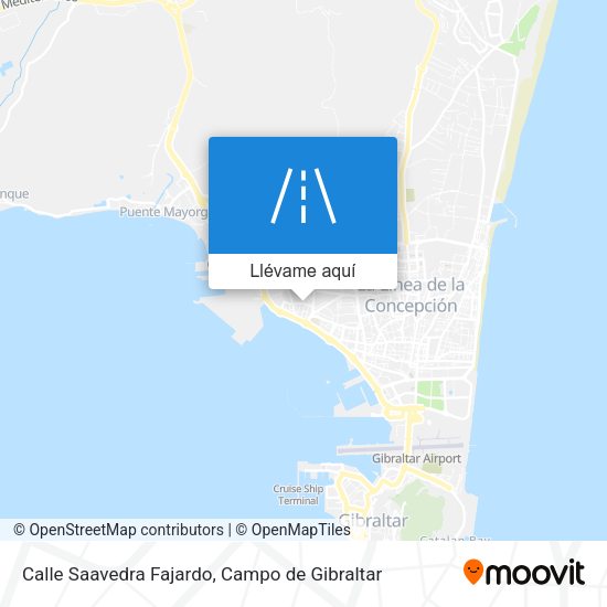 Mapa Calle Saavedra Fajardo