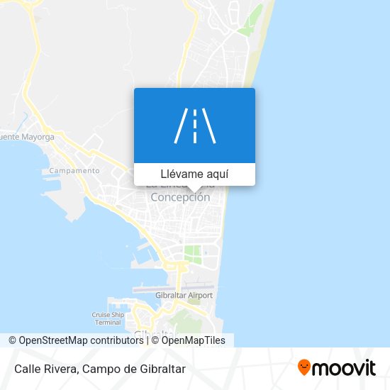 Mapa Calle Rivera