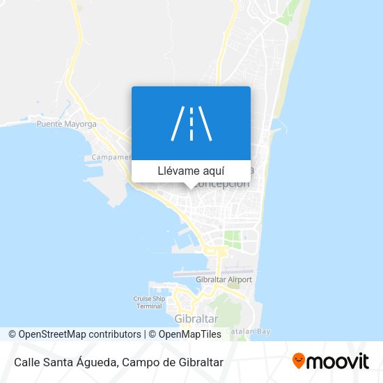 Mapa Calle Santa Águeda