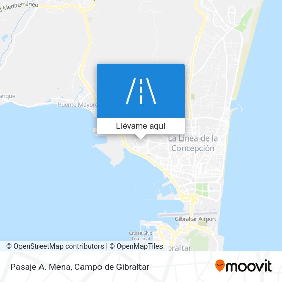 Mapa Pasaje A. Mena