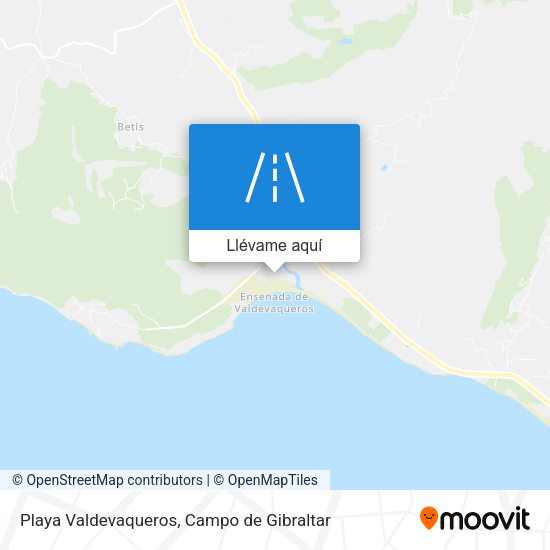 Mapa Playa Valdevaqueros