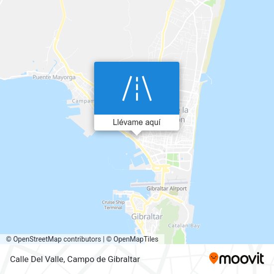 Mapa Calle Del Valle