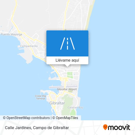 Mapa Calle Jardines