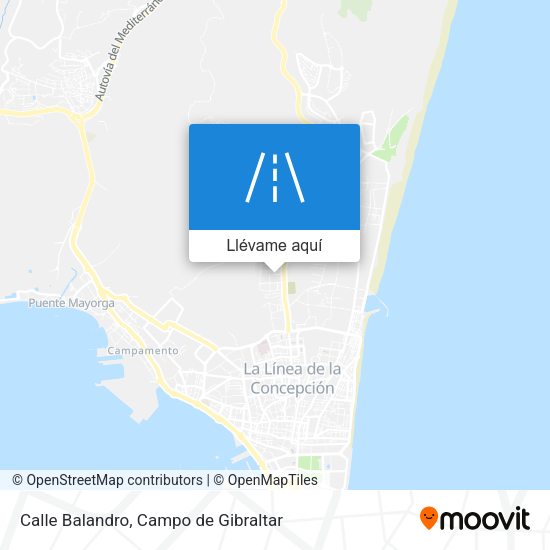 Mapa Calle Balandro