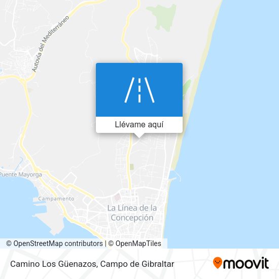 Mapa Camino Los Güenazos