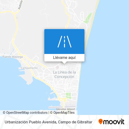 Mapa Urbanización Pueblo Avenida
