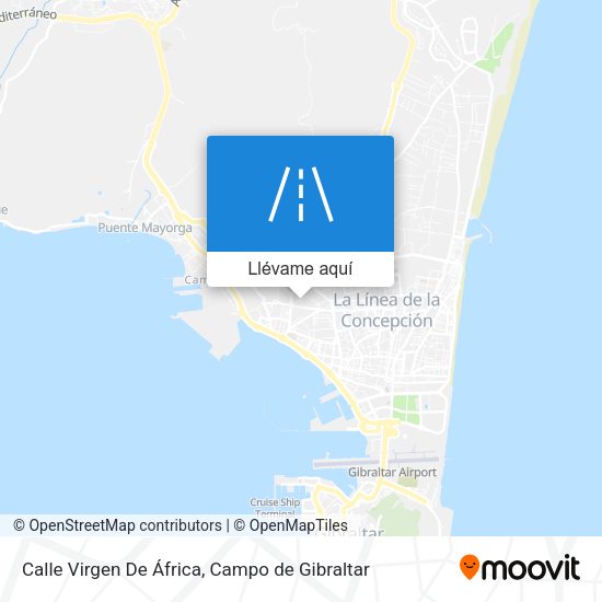 Mapa Calle Virgen De África