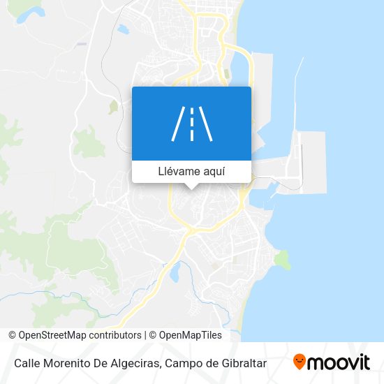 Mapa Calle Morenito De Algeciras