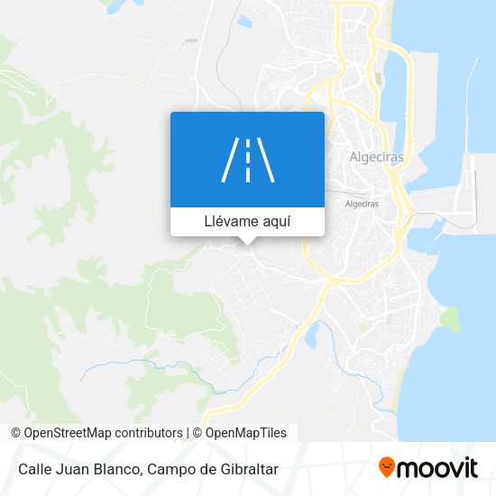 Mapa Calle Juan Blanco