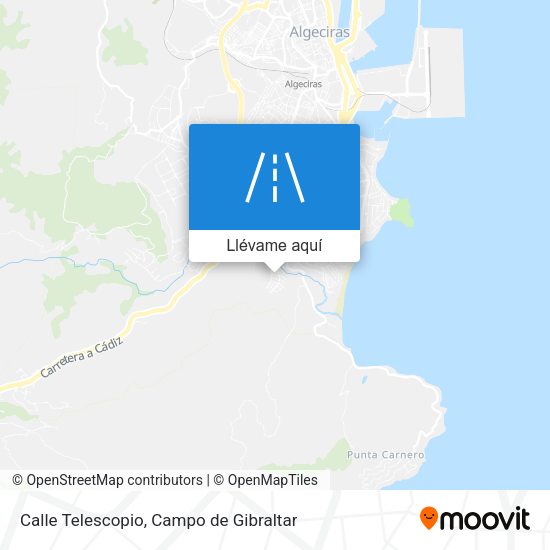 Mapa Calle Telescopio