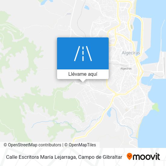 Mapa Calle Escritora María Lejarraga