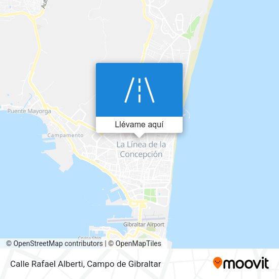 Mapa Calle Rafael Alberti