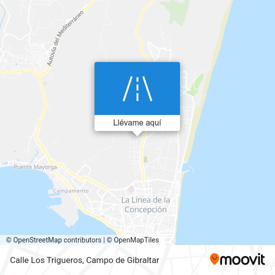 Mapa Calle Los Trigueros