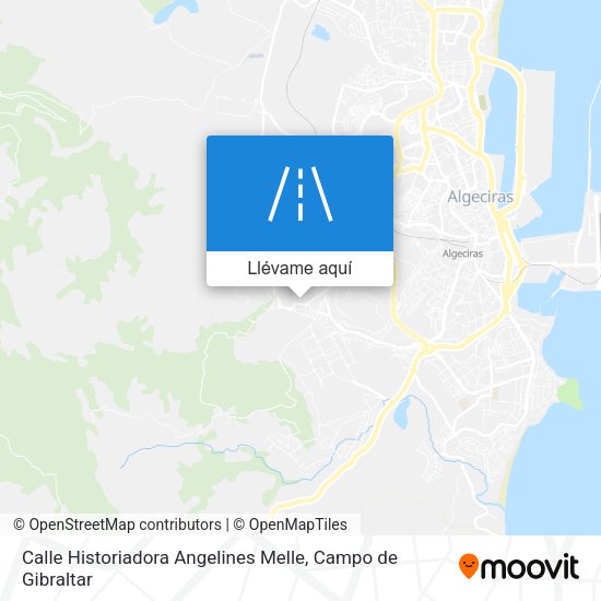 Mapa Calle Historiadora Angelines Melle