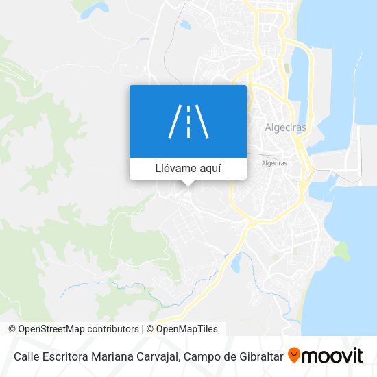 Mapa Calle Escritora Mariana Carvajal