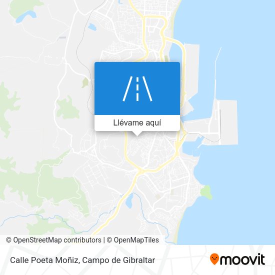 Mapa Calle Poeta Moñiz