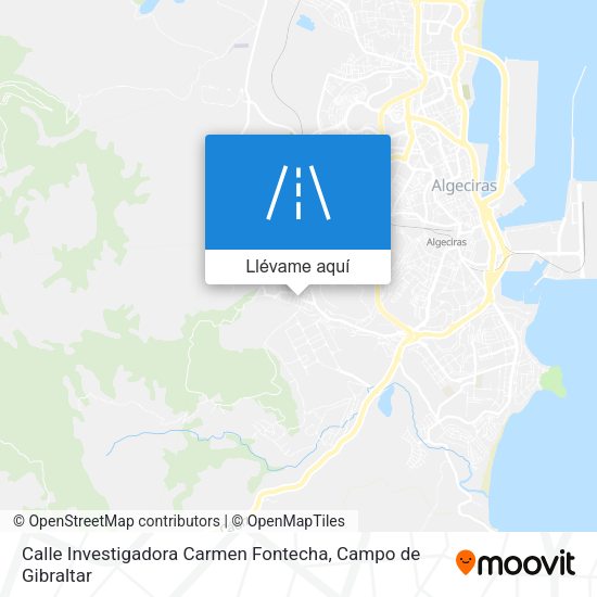 Mapa Calle Investigadora Carmen Fontecha