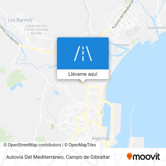 Mapa Autovía Del Mediterráneo
