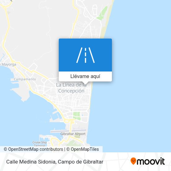 Mapa Calle Medina Sidonia