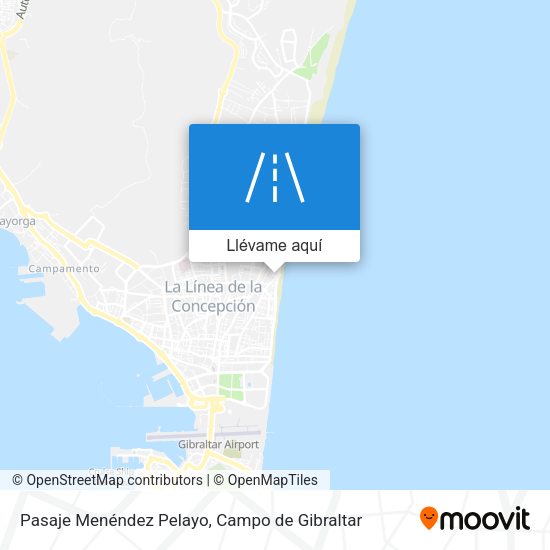 Mapa Pasaje Menéndez Pelayo