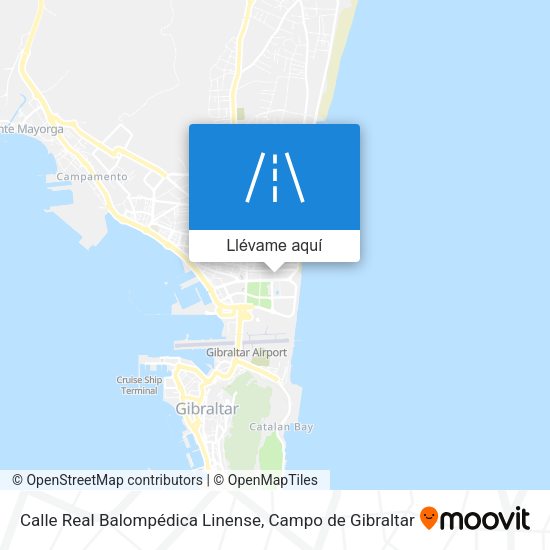 Mapa Calle Real Balompédica Linense