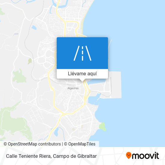 Mapa Calle Teniente Riera