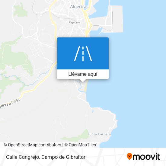 Mapa Calle Cangrejo