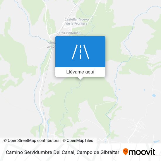 Mapa Camino Servidumbre Del Canal