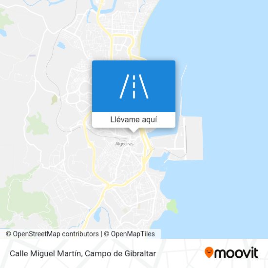 Mapa Calle Miguel Martín