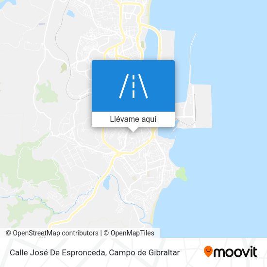 Mapa Calle José De Espronceda