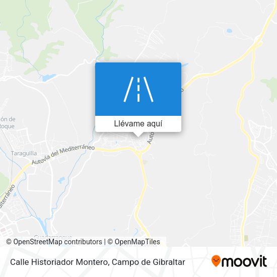 Mapa Calle Historiador Montero